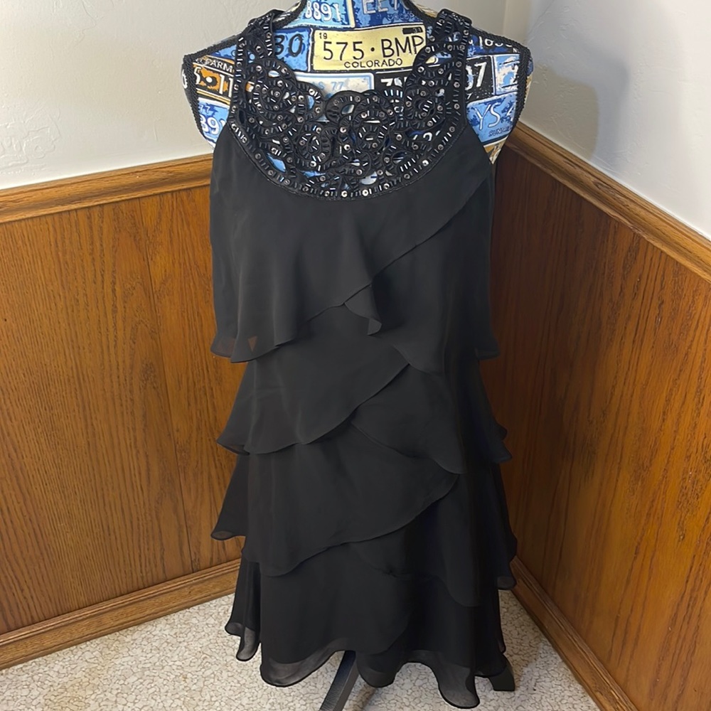 J.R. Nites Black Dress by Carol Lin